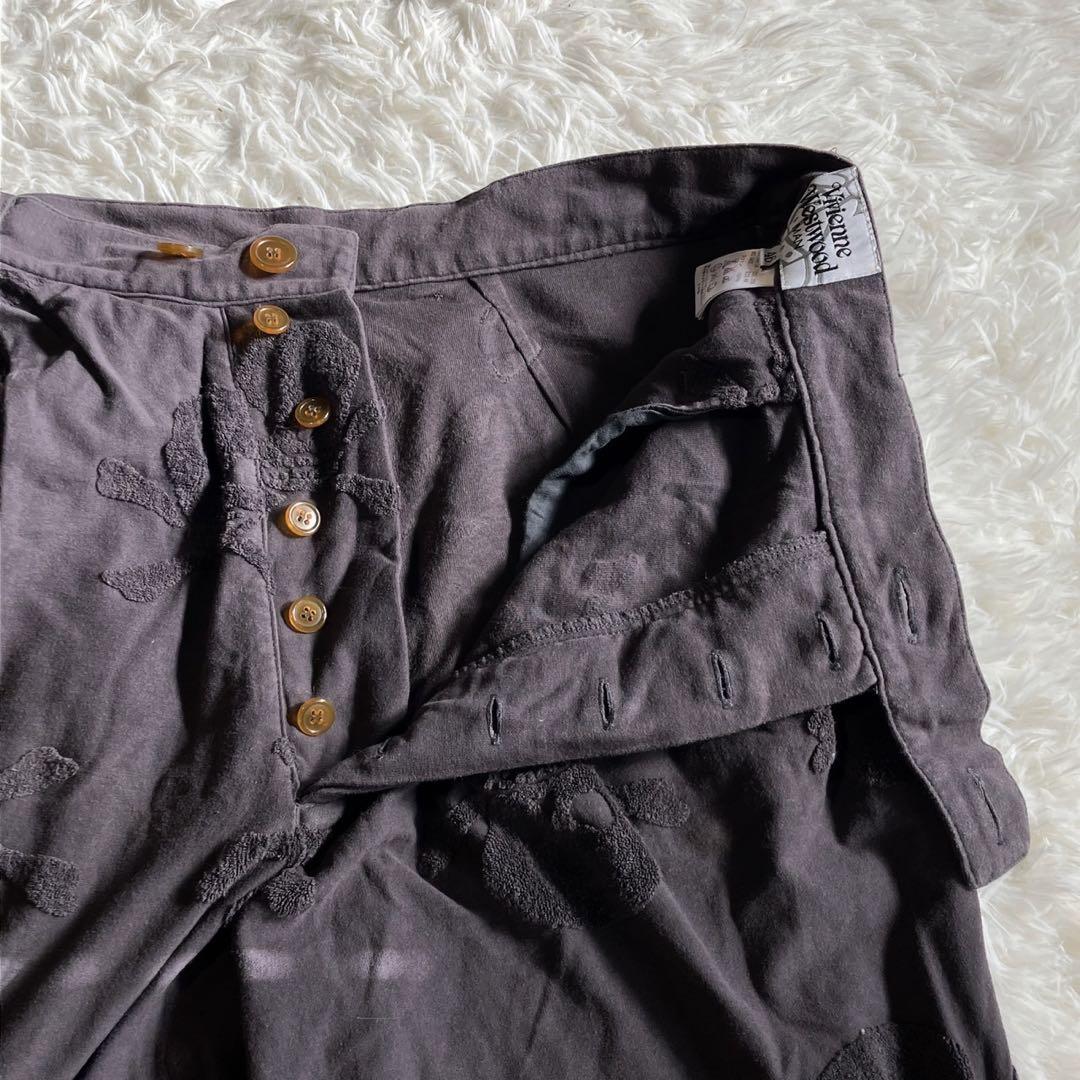 Vivienne Westwood man スカル 総柄 ハーフパンツ 46