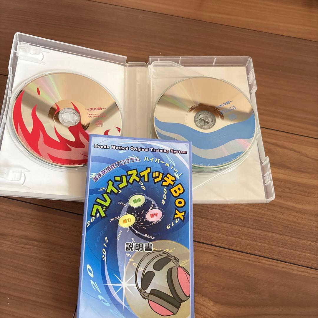 伝聴研　DH-1 有線ヘッドフォン　ブレインスイッチBOX