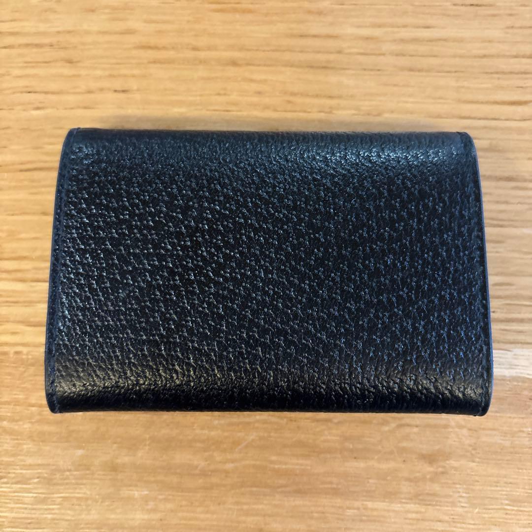 GUCCI ブラックレザー 名刺入れ　美品