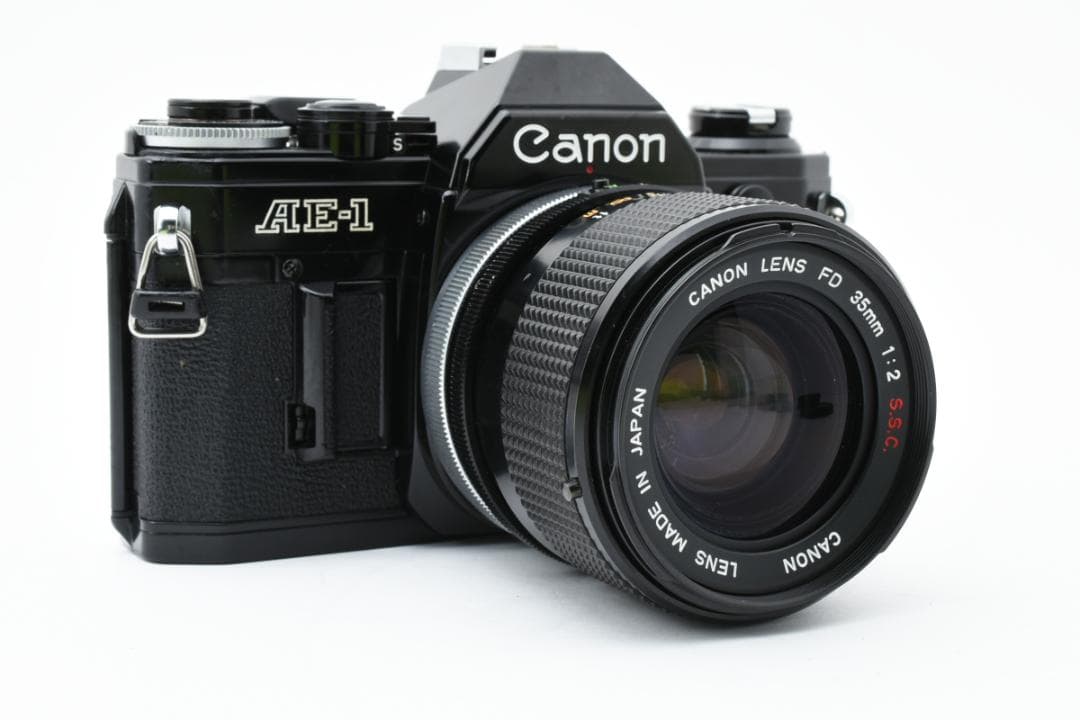 美品★ キャノン AE-1 ブラック FD 35mm F2 S.S.C.