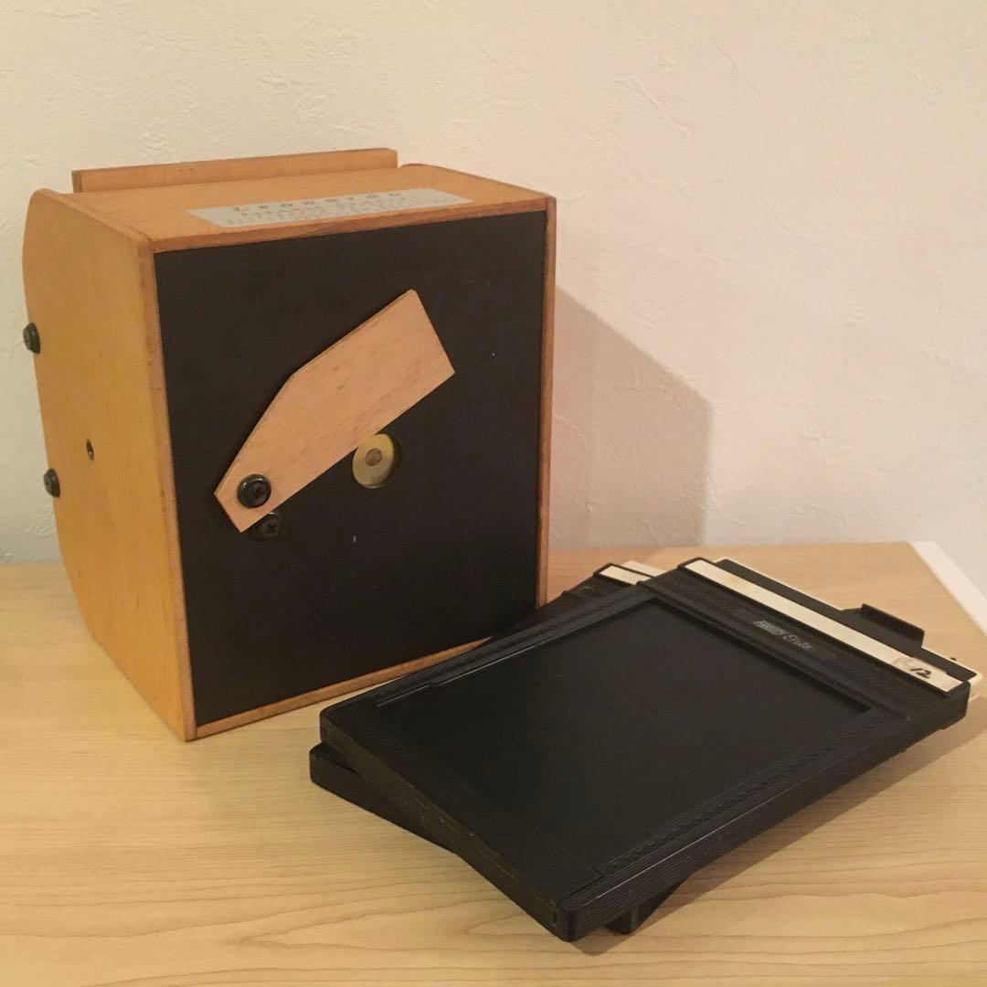 木製ピンホールカメラ　レオナルド　(フィルムホルダー2枚付き)