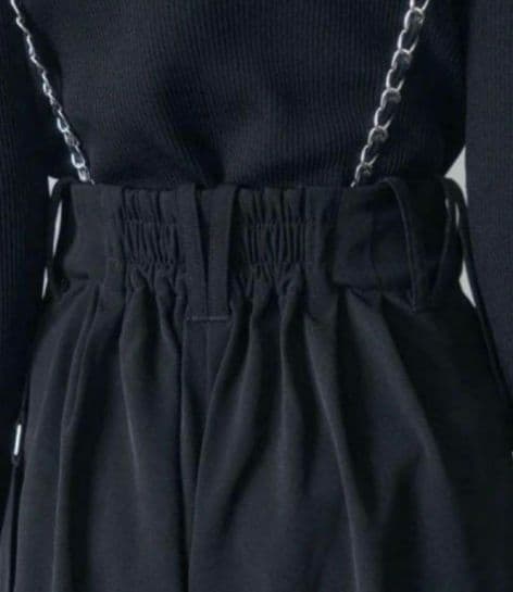 andrea&co　CHAIN SUSPENDER JOGGER PANTS