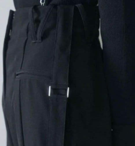 andrea&co　CHAIN SUSPENDER JOGGER PANTS