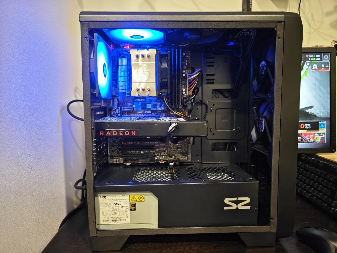 【特価限定品】ゲーミングPC Corei7 RX480 256GB Office