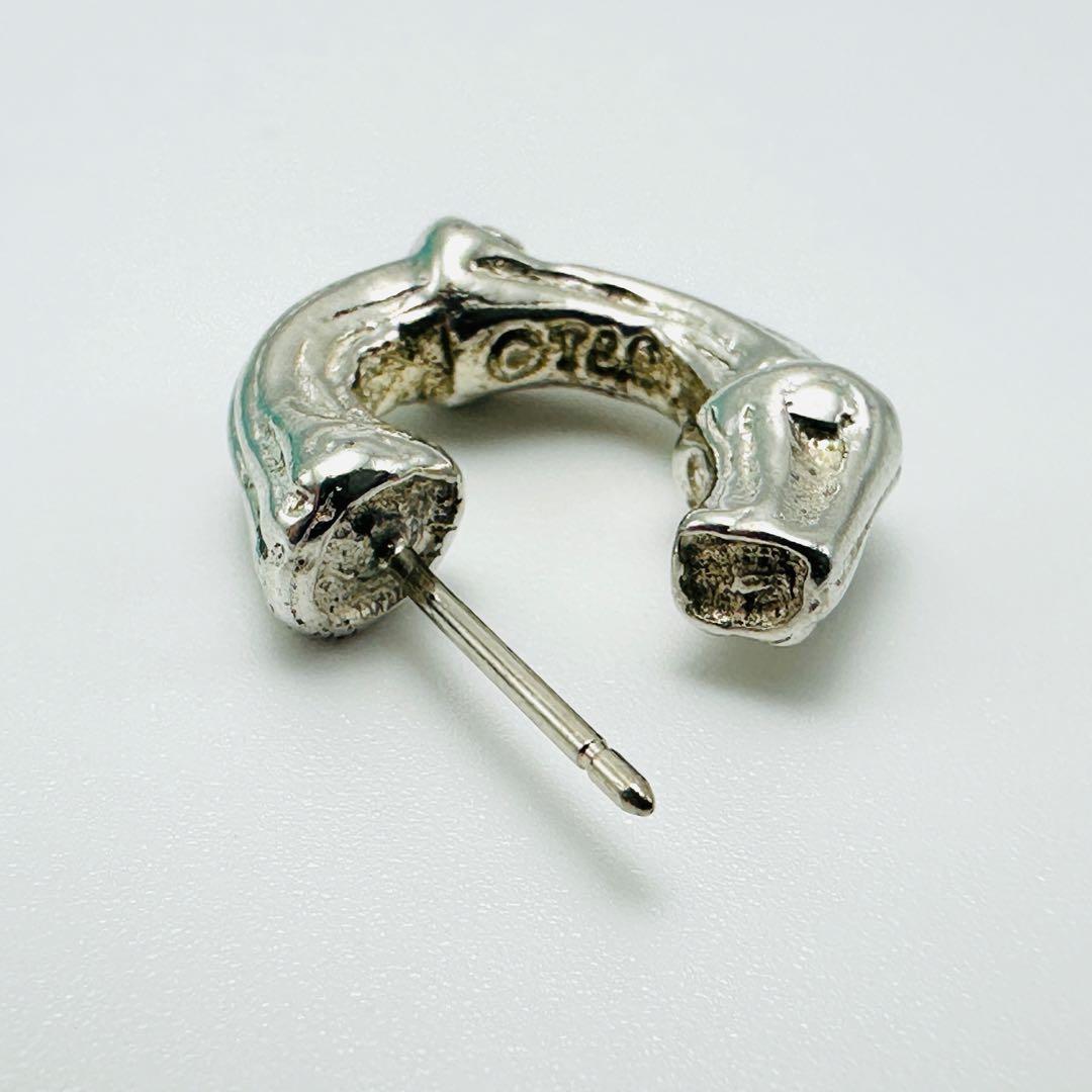 Tiffany バンブー　スモール　フープ　シルバーピアス　Ag925 片耳