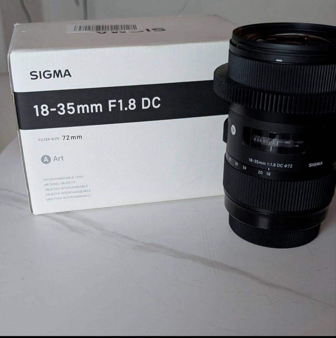 【美品】SIGMA 18-35mm F1.8 DC Art レンズ