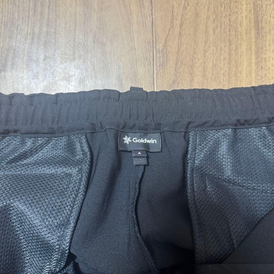 GOLDWIN ゴールドウィン ワンタックストレートパンツ ブラック 4