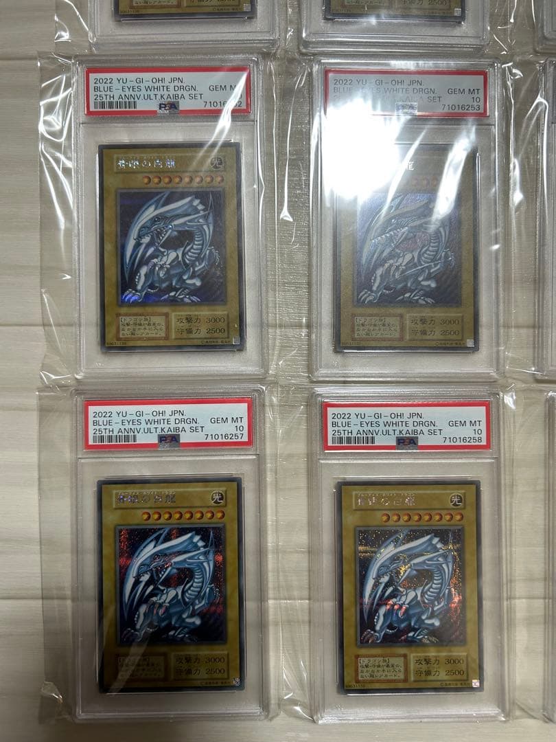 遊戯王　シクブル psa10 青眼の白龍　完美品　20連番　最安値