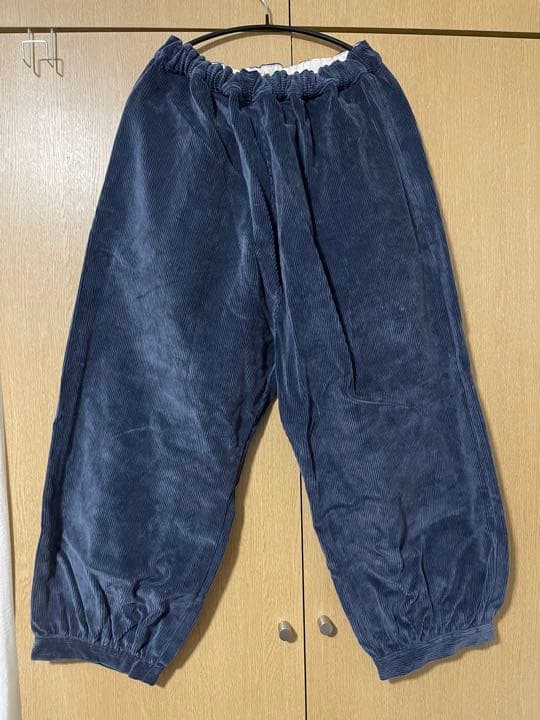 rehellinen puff pants corduroy ネイビー　L