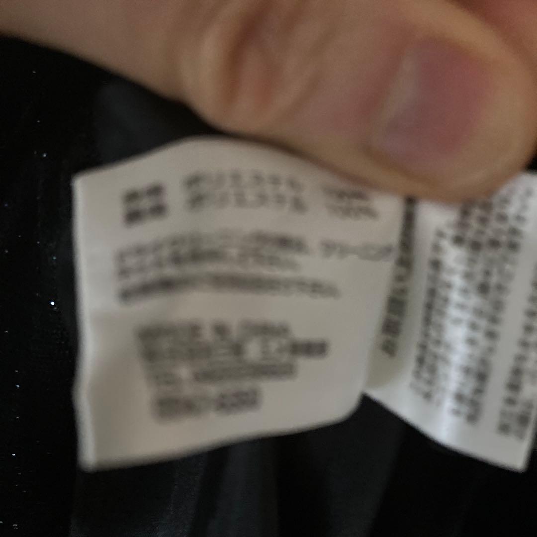 黒のグリッターロングドレス