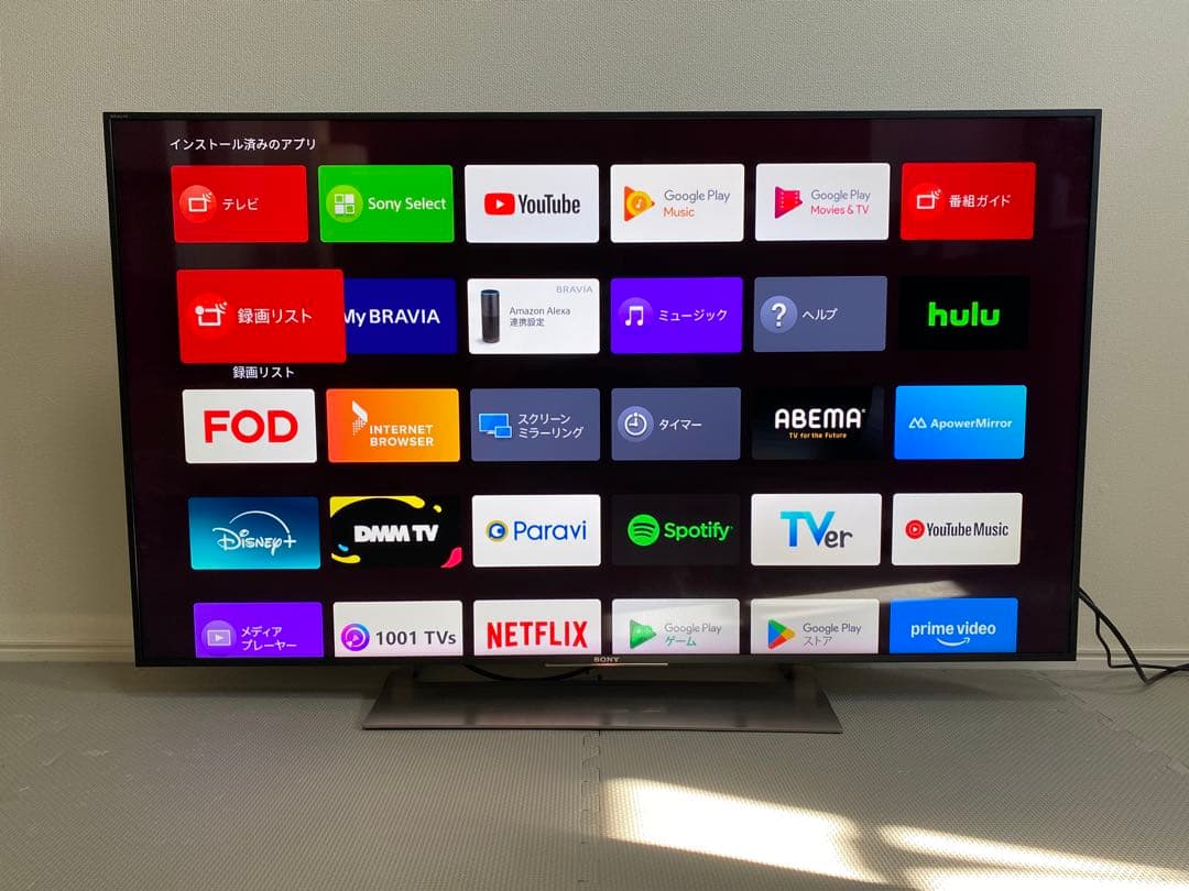 T SONY BRAVIA KJ-49X9000E 4K テレビ