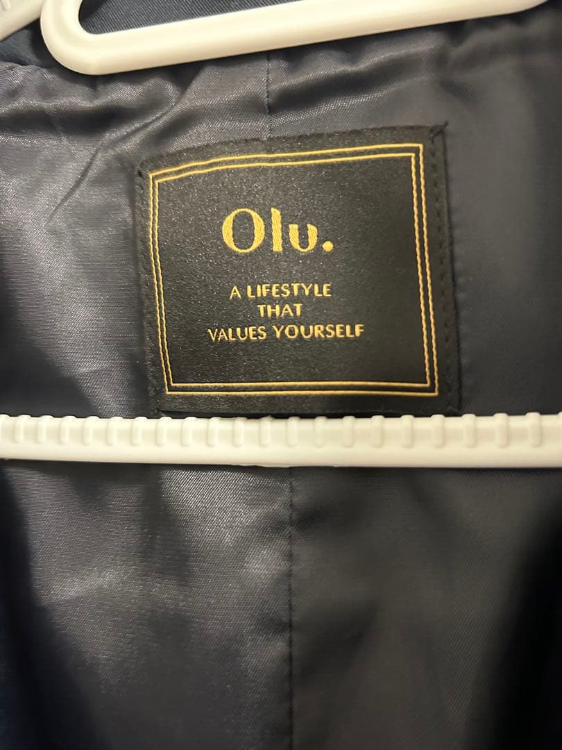 Olu.ラインストーンジャケット ネイビー