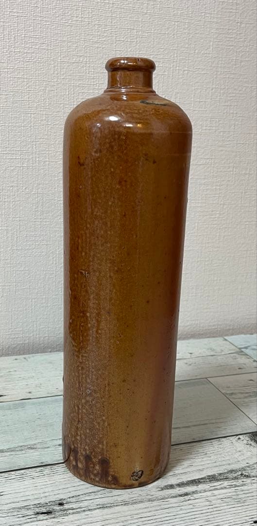 イギリスアンティーク　陶器製ボトル　2個セット