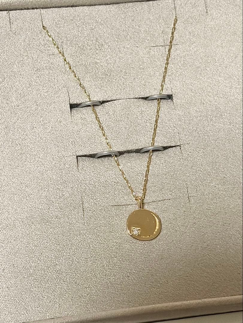 ヤ*コ様 ete K10YG ダイヤモンド  ネックレス