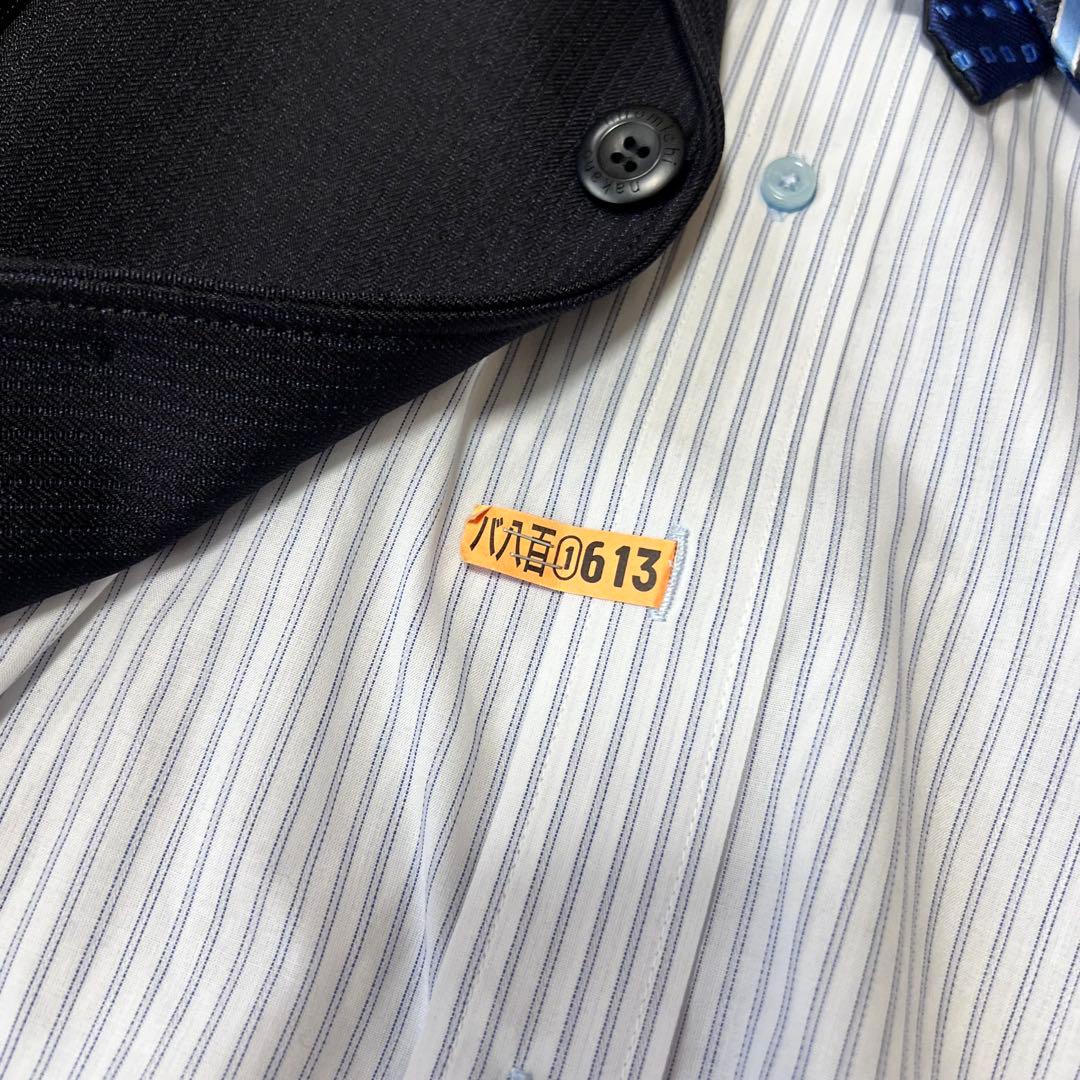 【良品】ヒロミチナカノ男の子 スーツ セットアップ 長ズボン 卒服 黒　165