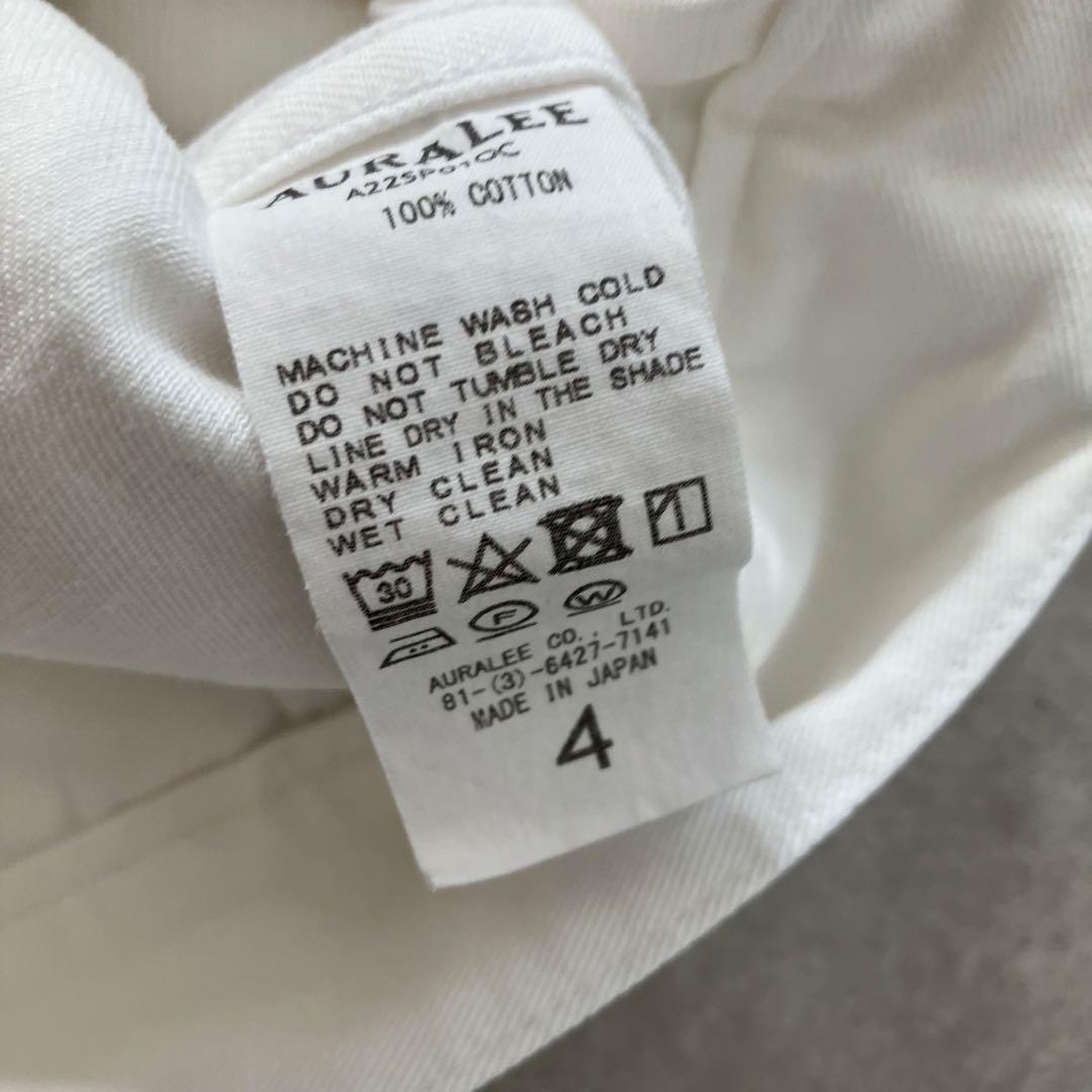 パンツ AURALEE HARD TWIST FINX HEAVY CHINO/4