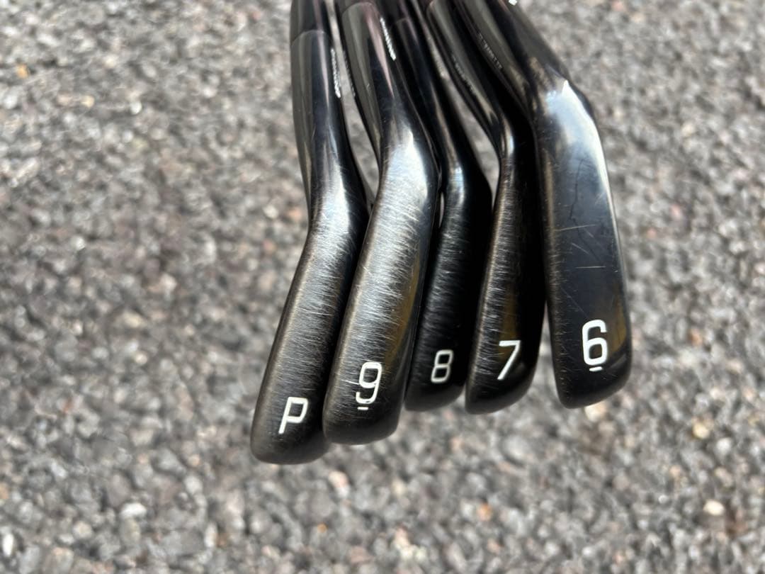 カスタムブラック仕様　ミズノプロ221アイアン　5本セット