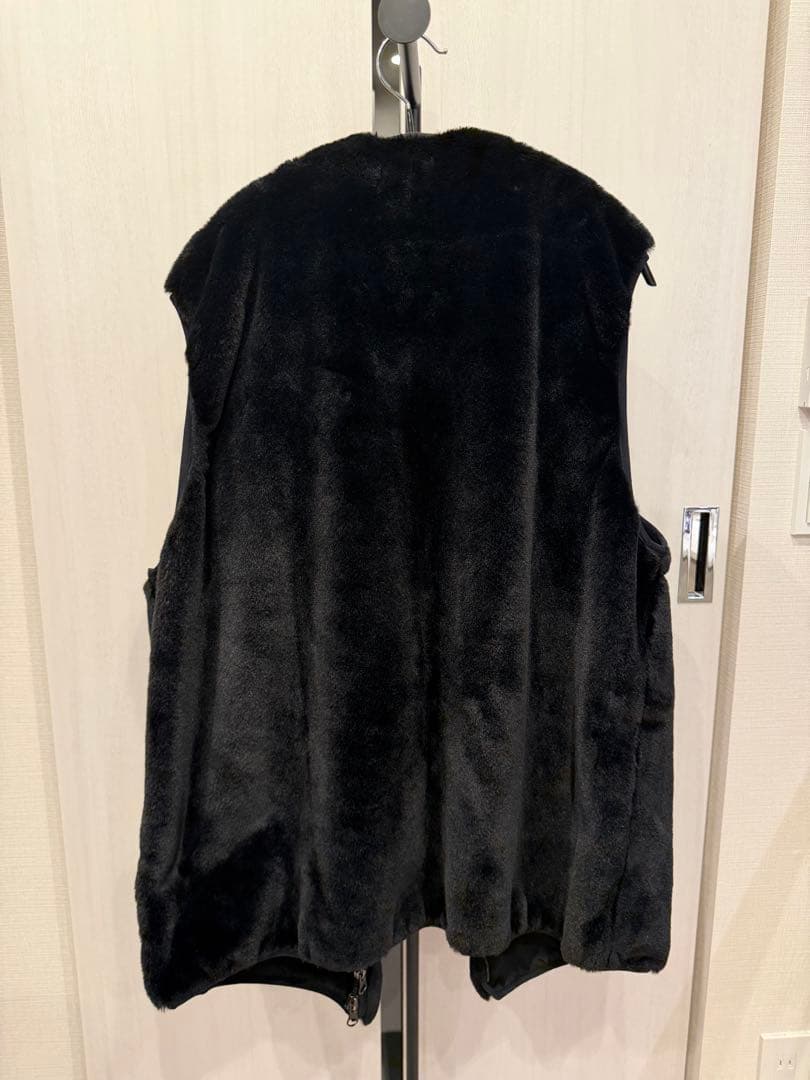 South2 West8 Piping Vest Micro Fur ベスト