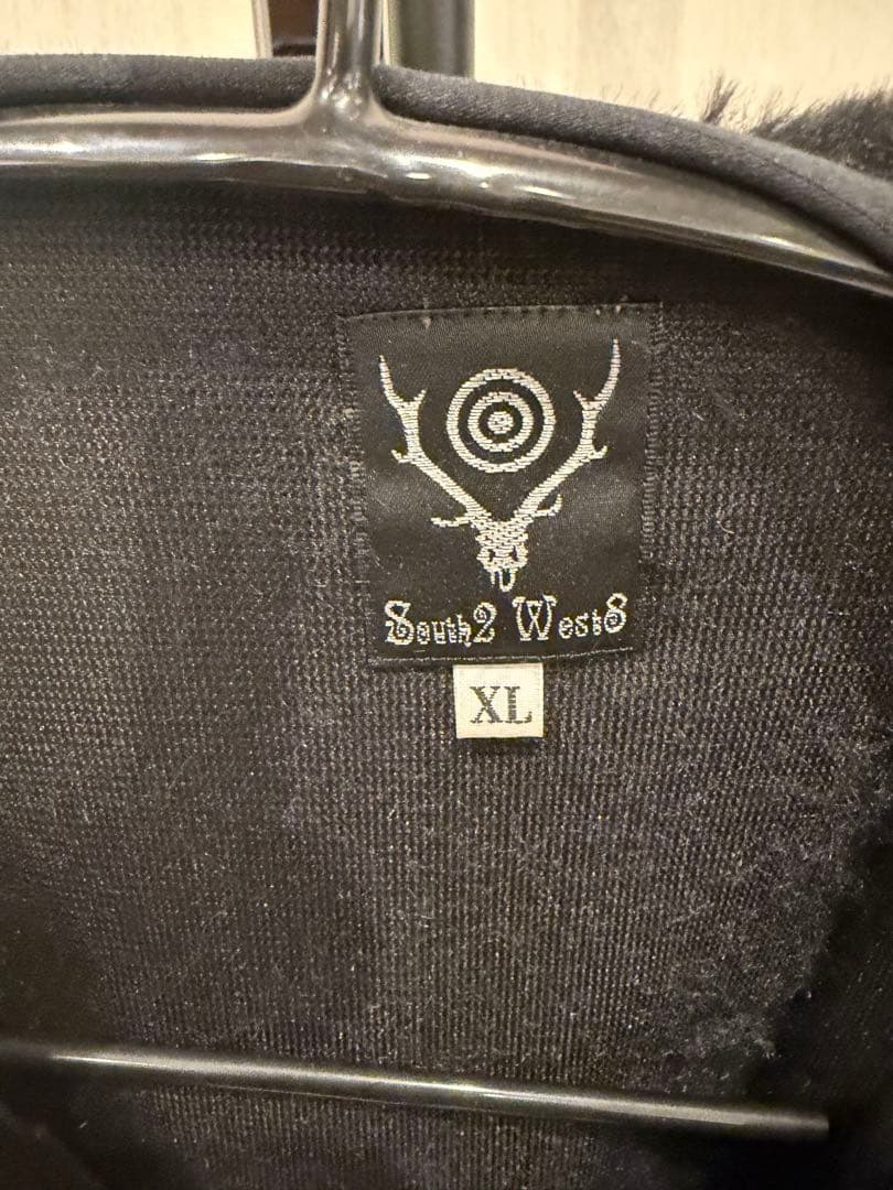 South2 West8 Piping Vest Micro Fur ベスト