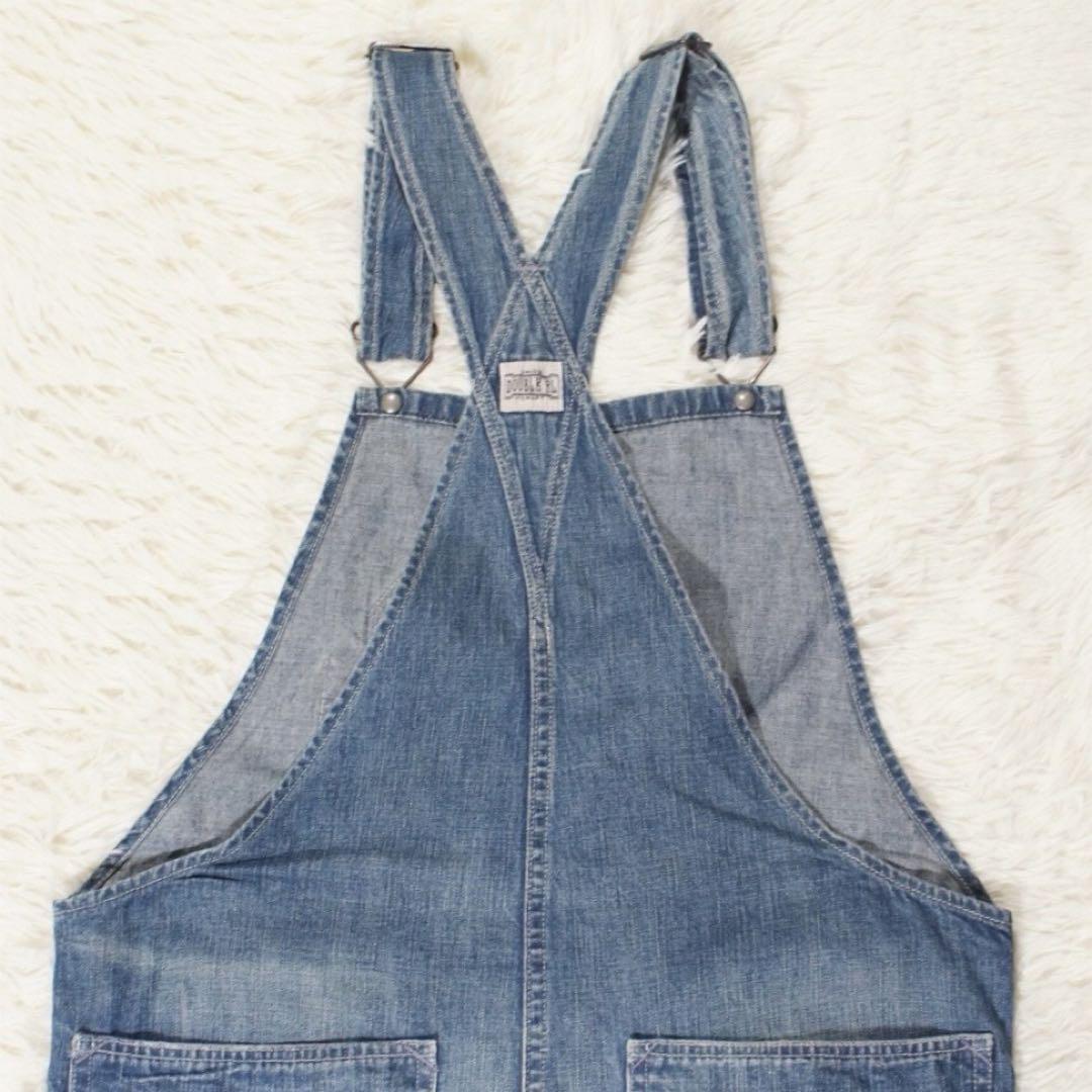 2022年製 加工《RRL》オーバーオール(XS)ボタンフライ デニム 縦落ち
