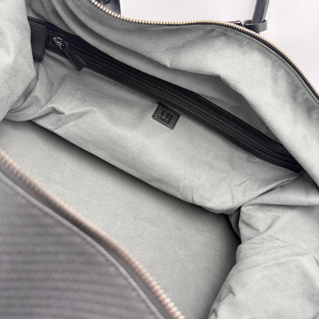 専用中　dunhill シャーシ ボストンバック カーボン ブラック 大容量