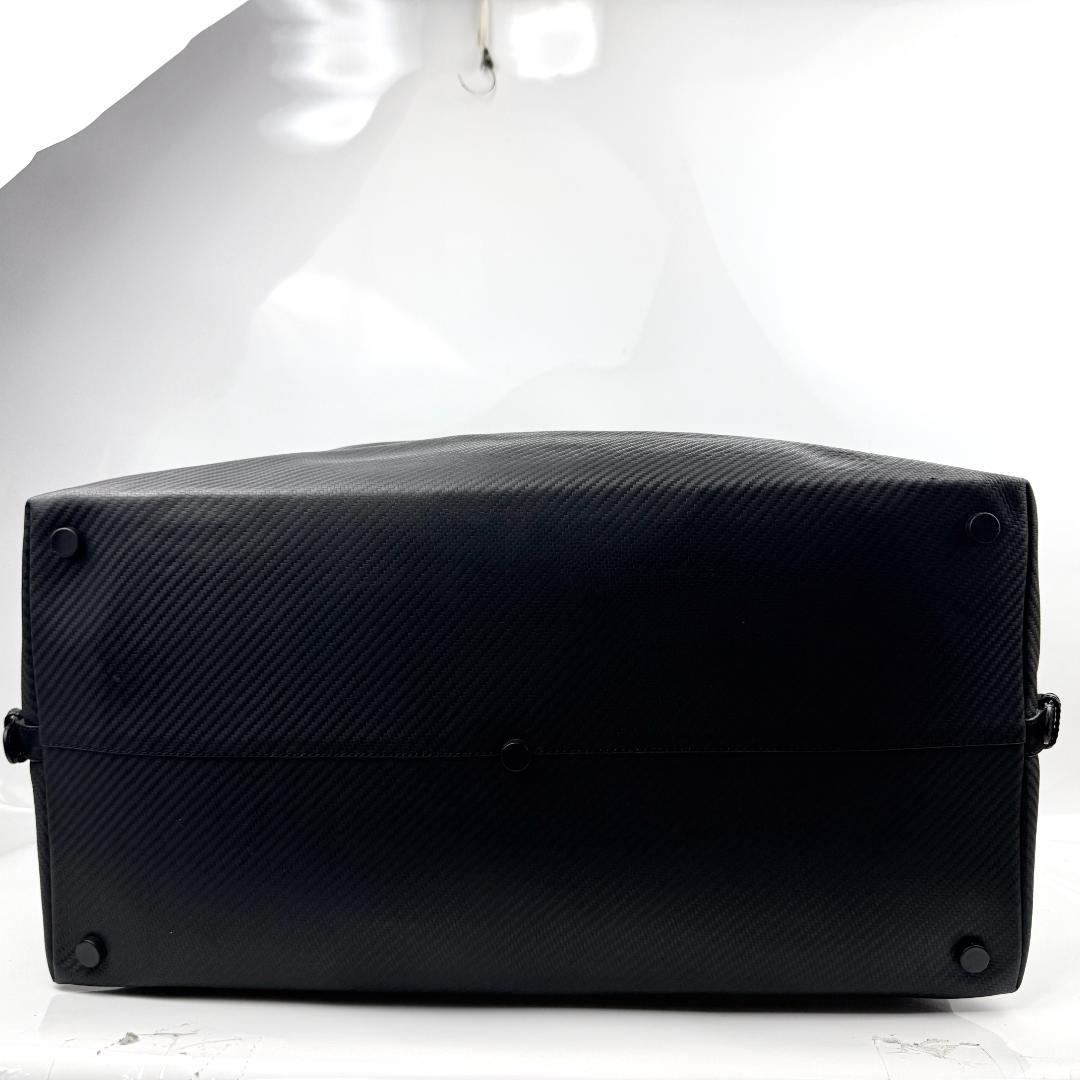 専用中　dunhill シャーシ ボストンバック カーボン ブラック 大容量