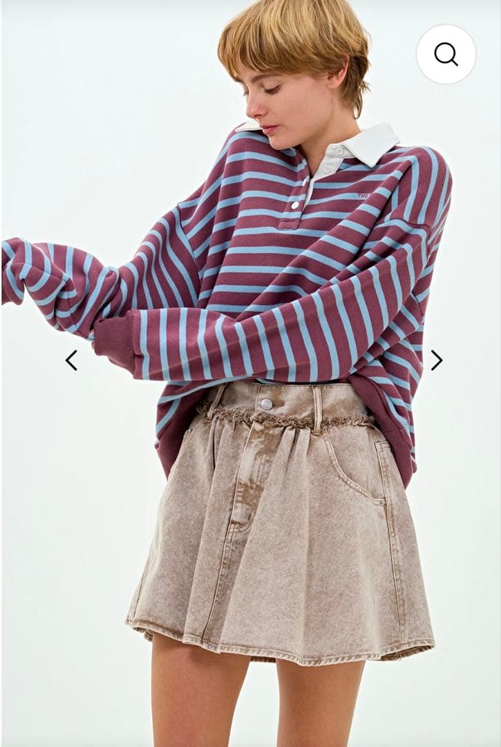 【THETOE】Olympia Denim Skirt サイズM