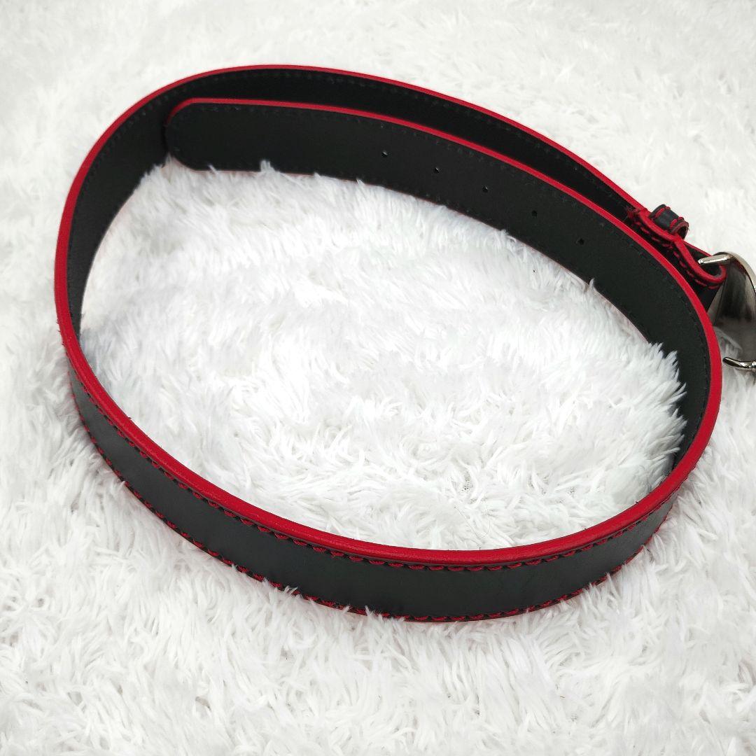 vivienne Westwood✨️オーブ　バックル　ベルト　シルバー　レッド