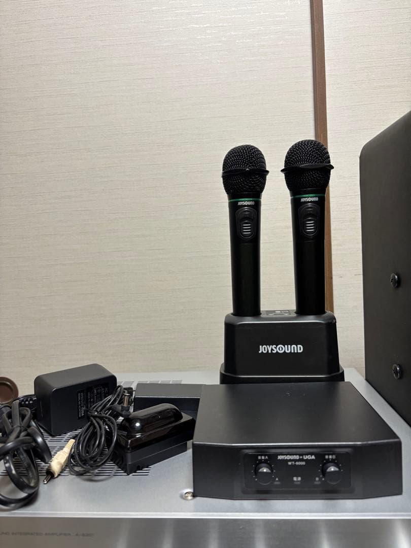 JOYSOUNDワイヤレスマイクセット 美品