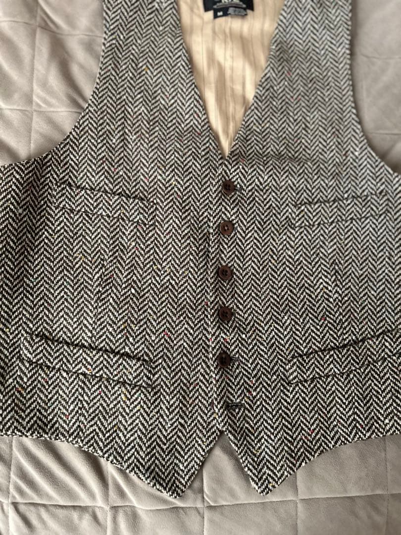 超希少　90s 三つ星タグ　RRL ウールツイード　ベスト