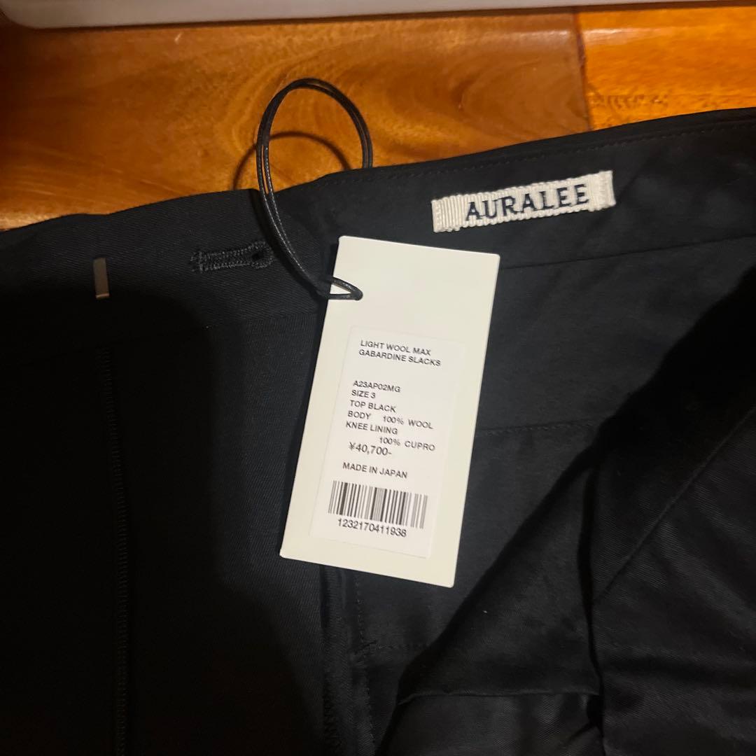 【新品】AURALEE LightWool MaxGabardineSlacks