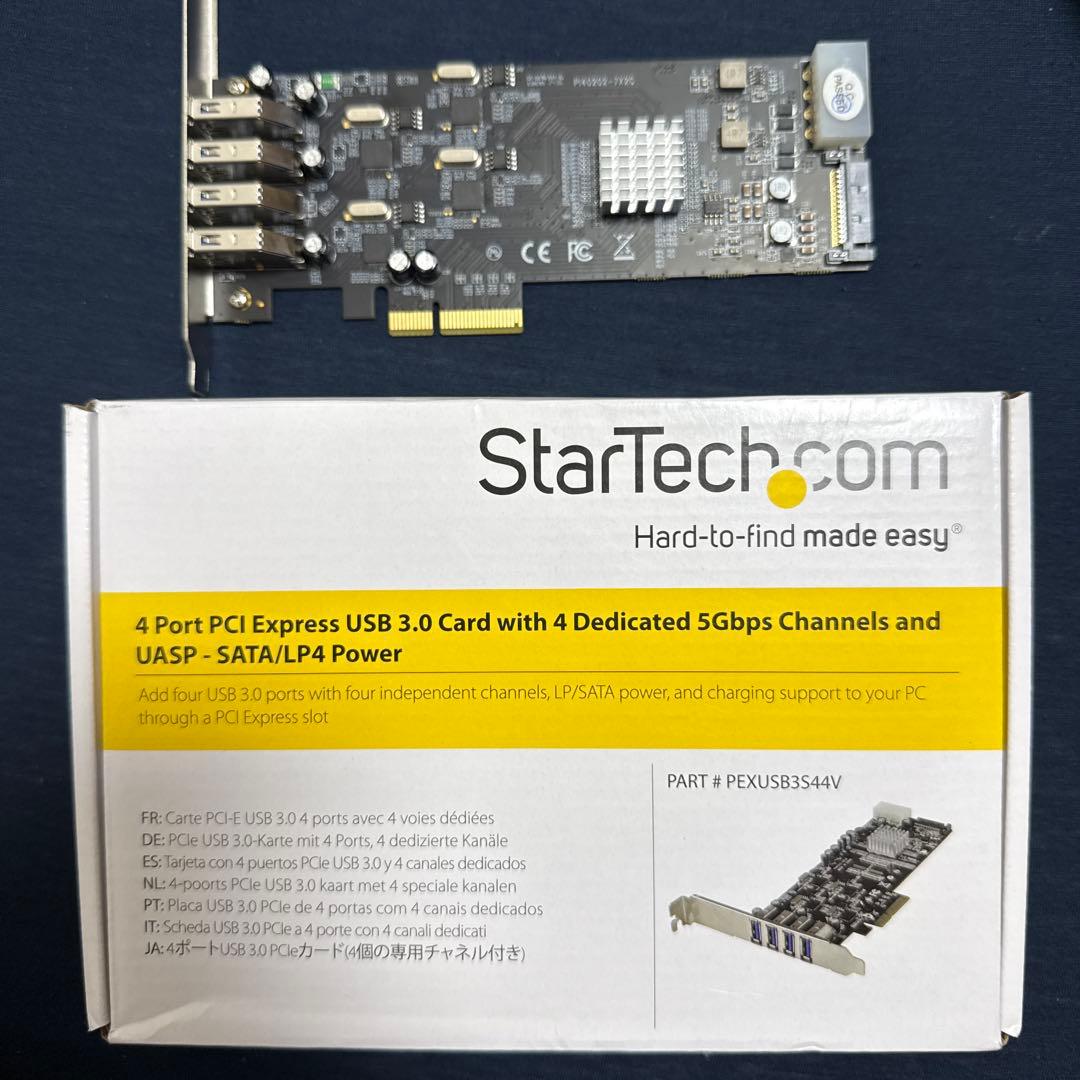 StarTech PCIE USBカード PEXUSB3S44V