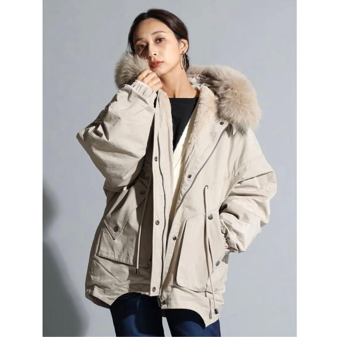 スコットクラブ FENNEL フォックスファードロストオーバーブルゾン 美品