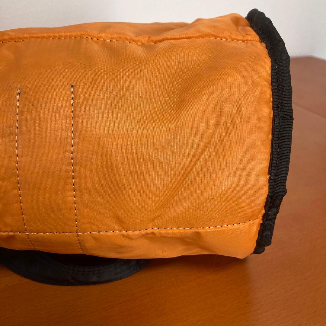 PORTER ドラムバッグ ブラック オレンジ