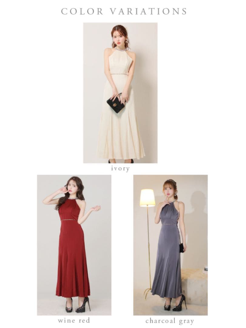 S 3505 ディア　ローブドフルール ヴュートエルケイ系ロングキャバドレス