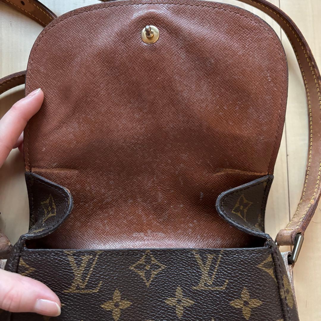 LOUIS VUITTON サンクルー ショルダーバッグ モノグラム レザー 鞄
