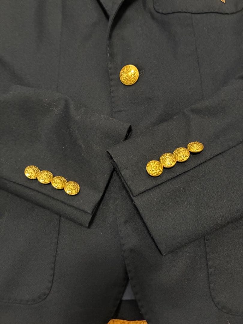 【極美品】ポロラルフローレン 紺ブレ 金ボタン 金糸ロゴ刺繍 イタリア製 4