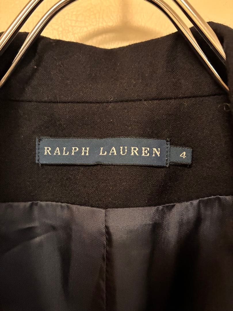 【極美品】ポロラルフローレン 紺ブレ 金ボタン 金糸ロゴ刺繍 イタリア製 4