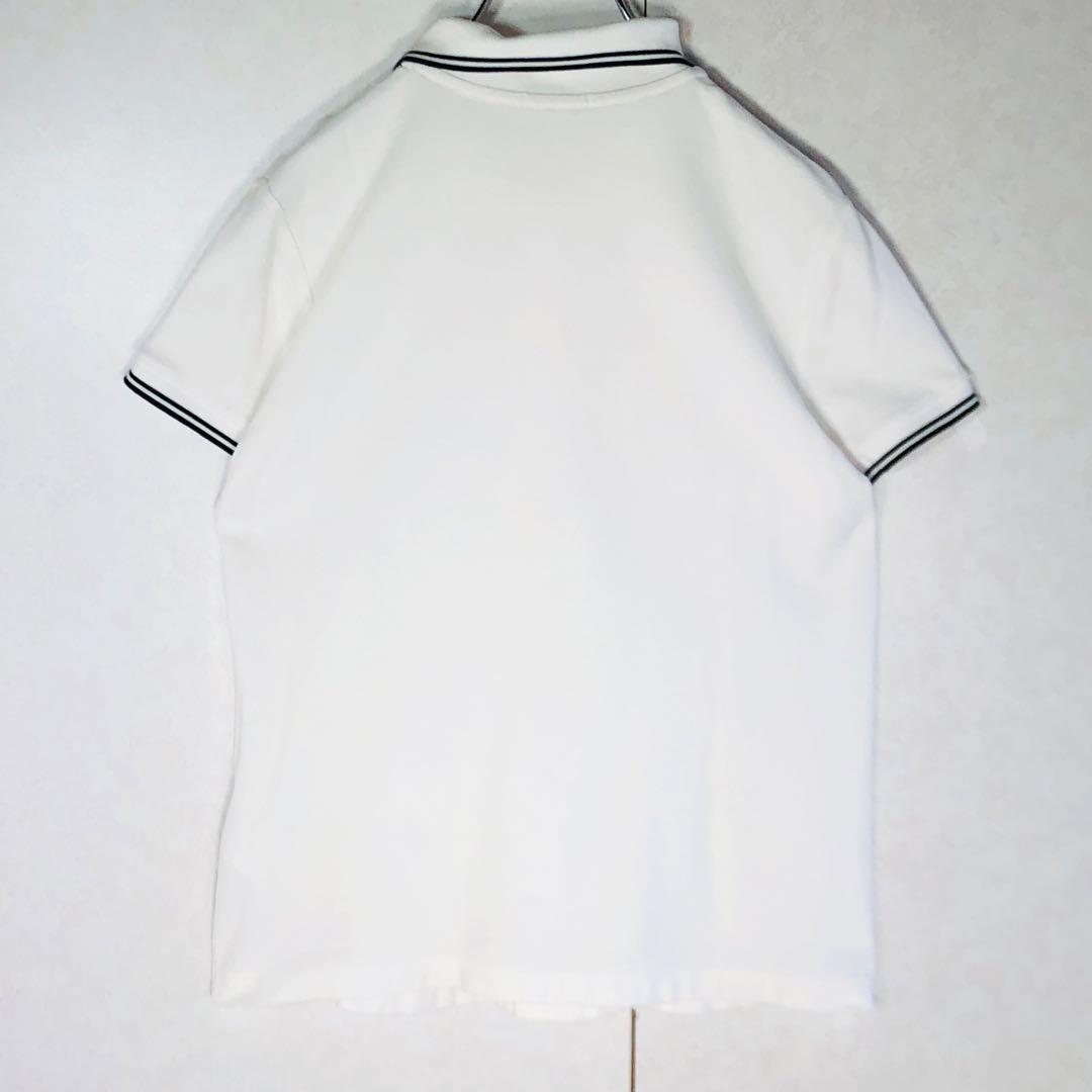 【人気デザイン】モンクレール バイカラー ワンポイント刺繍ロゴ 半袖ポロシャツ