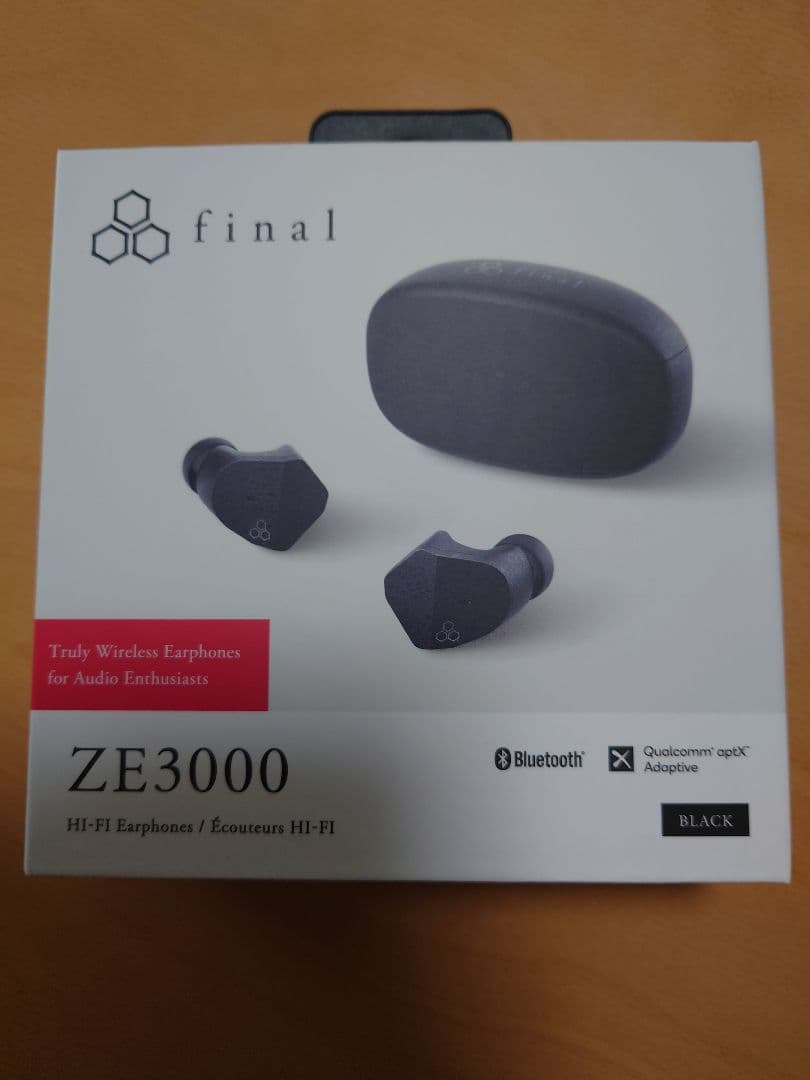 【新品未使用未開封】final ZE3000 ワイヤレスイヤホン　ブラック