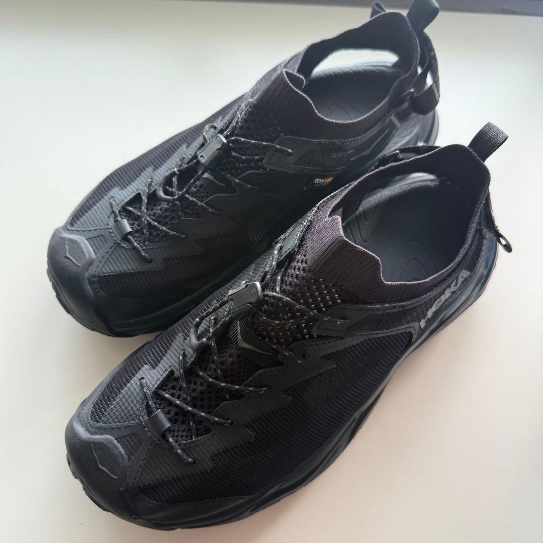 【値下げ、美品、未使用に近い】HOKA HOPARA2 ブラック 27cm
