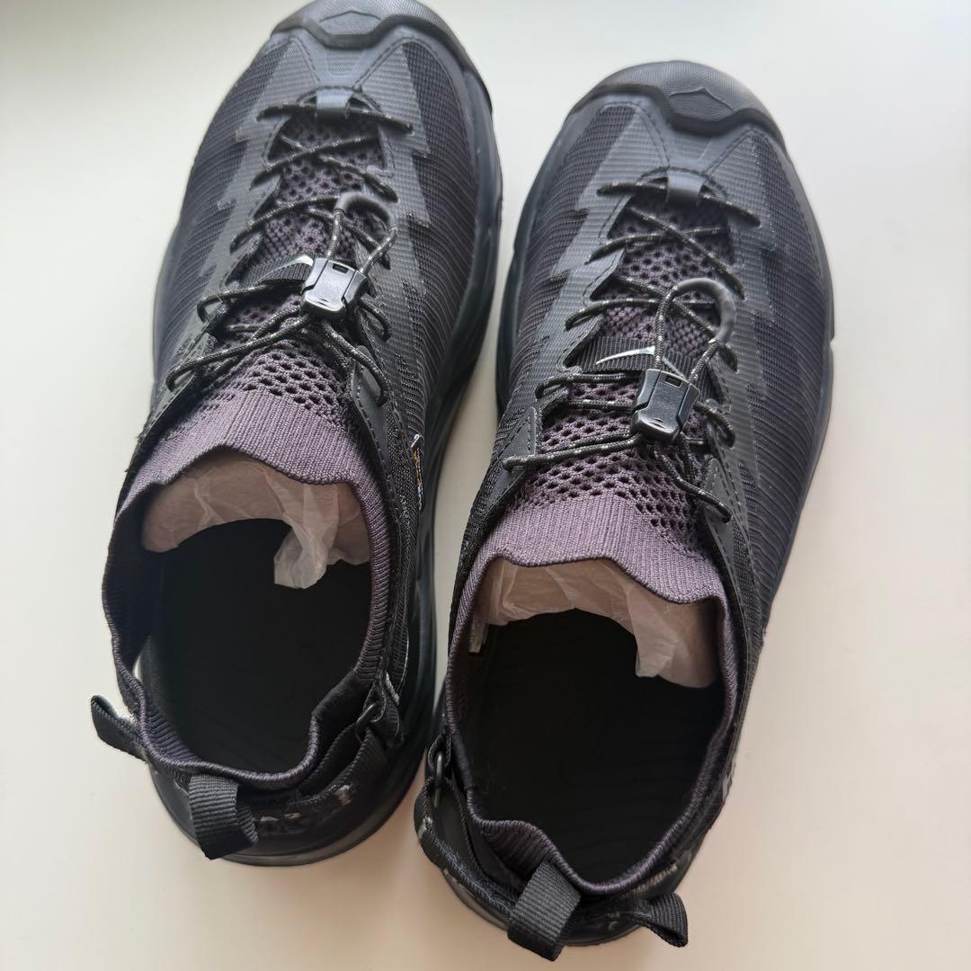【値下げ、美品、未使用に近い】HOKA HOPARA2 ブラック 27cm