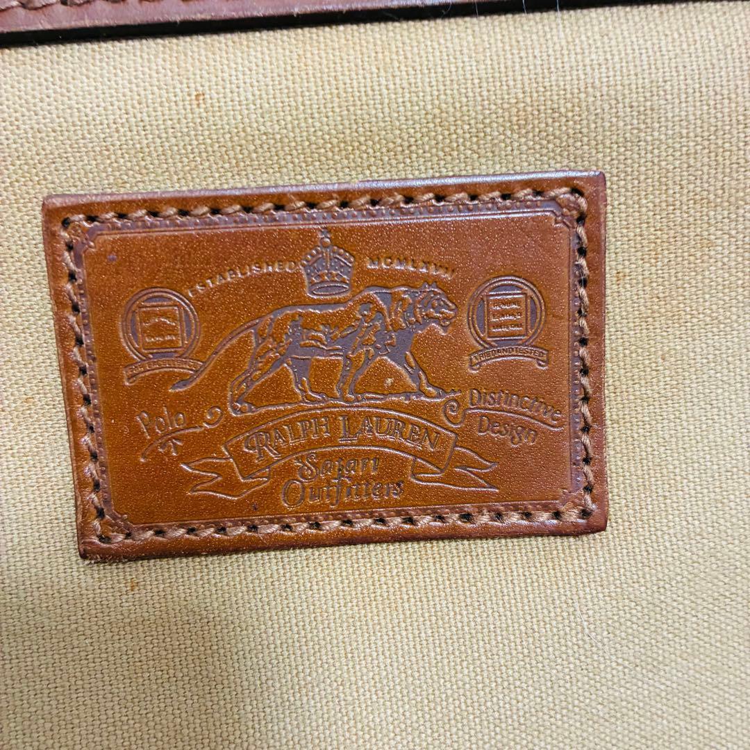 ポロラルフローレン·キャンバスボストンバッグ·サファリアウトフィッターズ