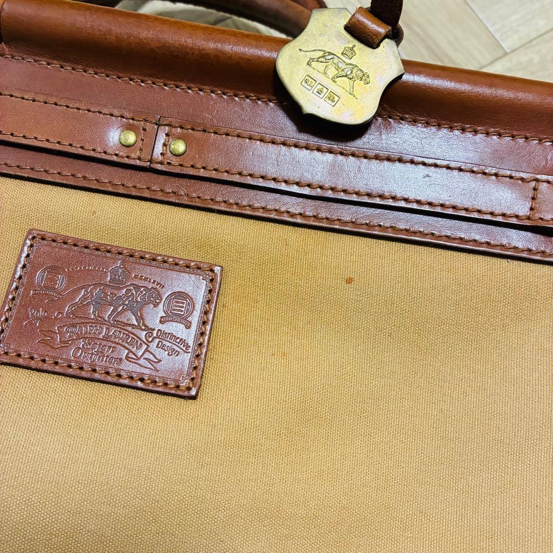 ポロラルフローレン·キャンバスボストンバッグ·サファリアウトフィッターズ