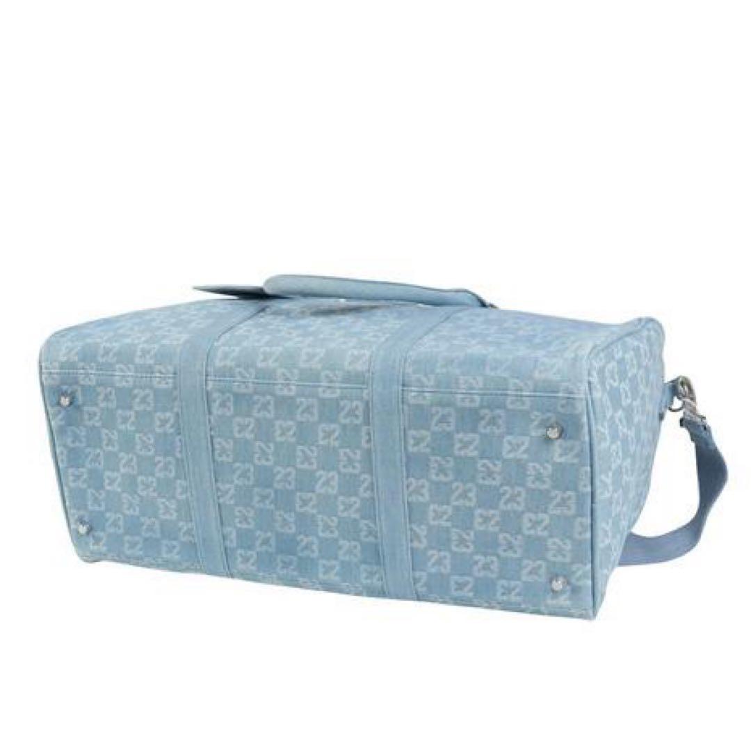 【完売品】SALE ジョーダンJORDANモノグラムダッフルバッグ ライトブルー