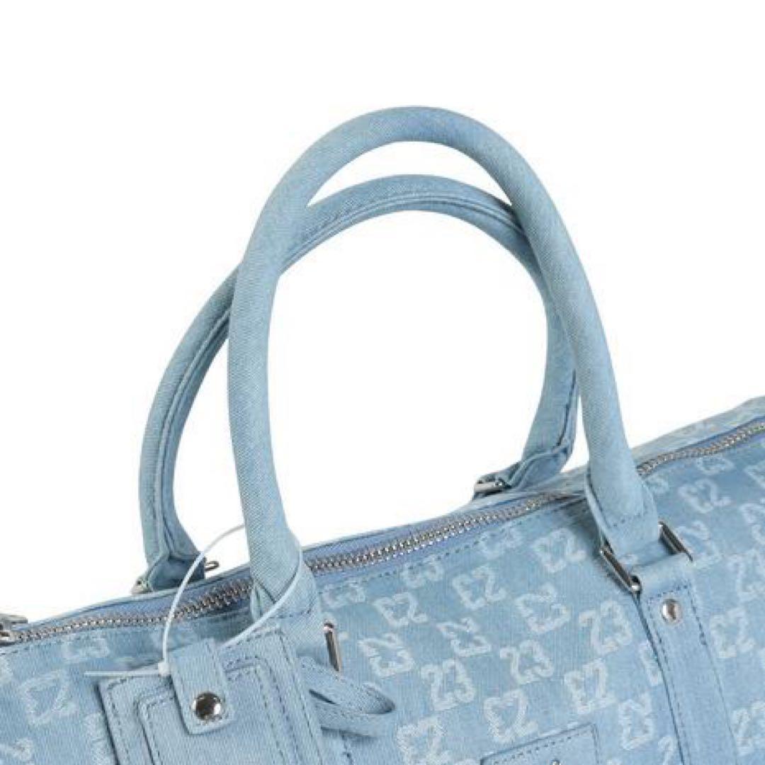 【完売品】SALE ジョーダンJORDANモノグラムダッフルバッグ ライトブルー