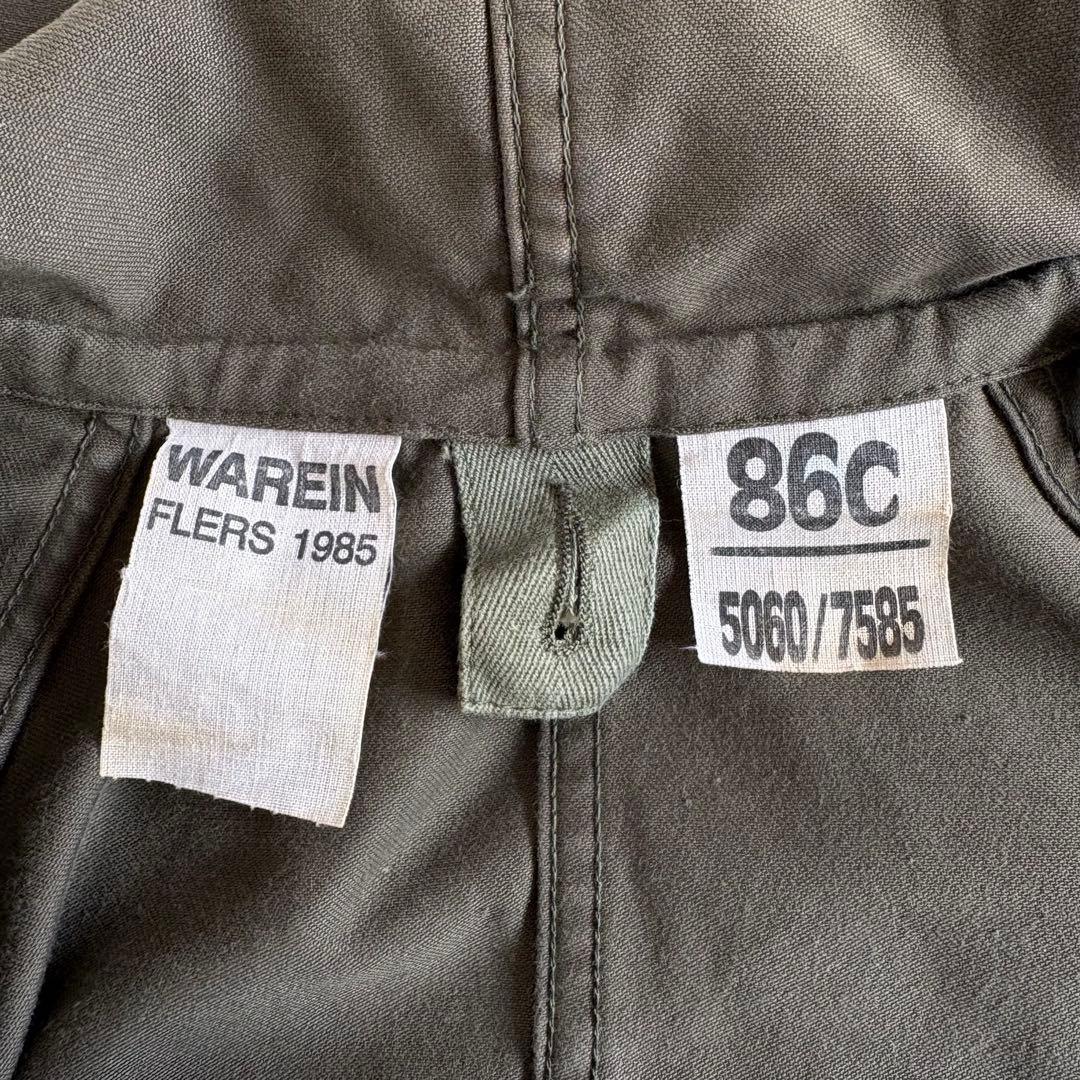 80s フランス軍 M64 フィールドパーカー モッズコート ライナー付 86C