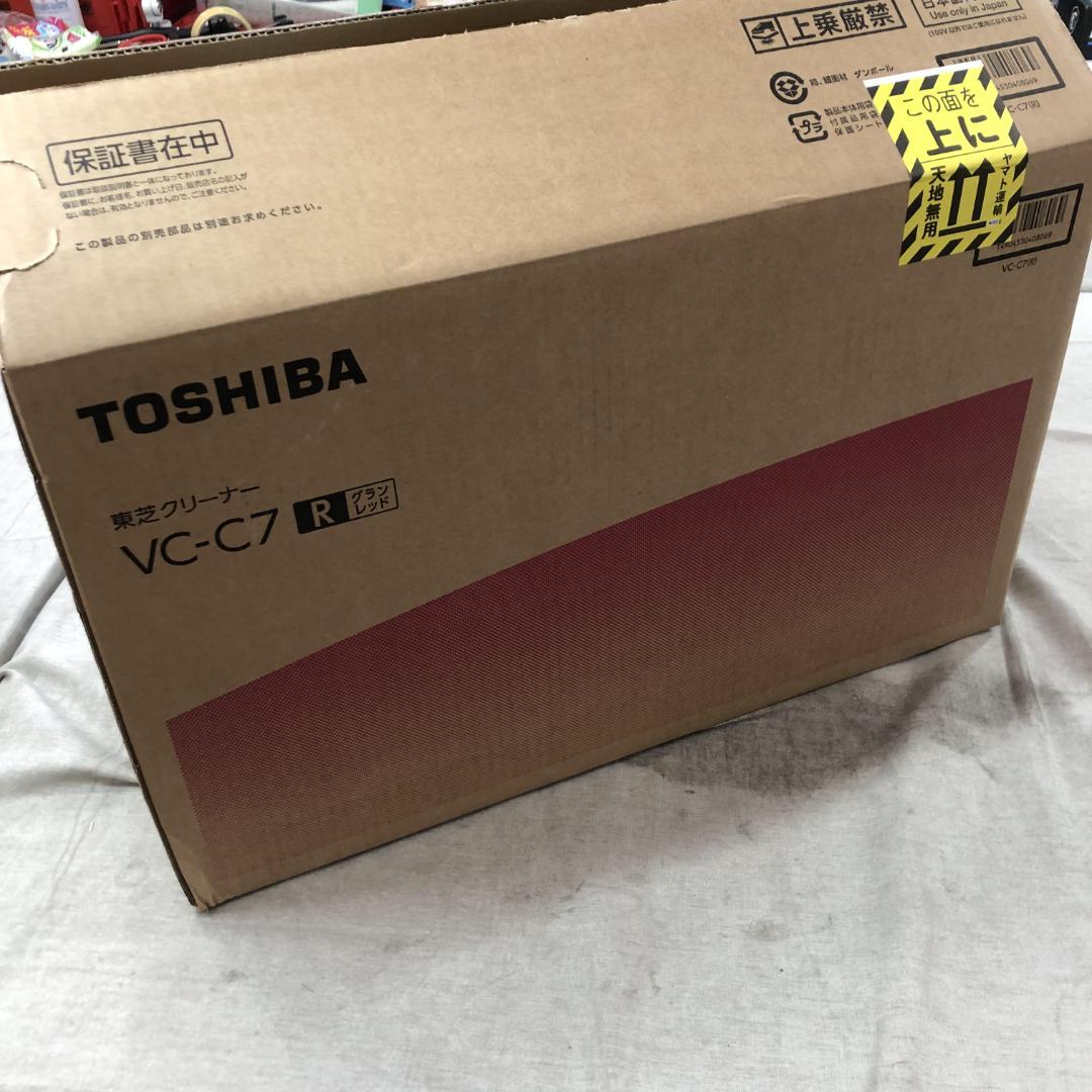 25年製 未使用 東芝 掃除機 サイクロン キャニスター型 VC-C7-R