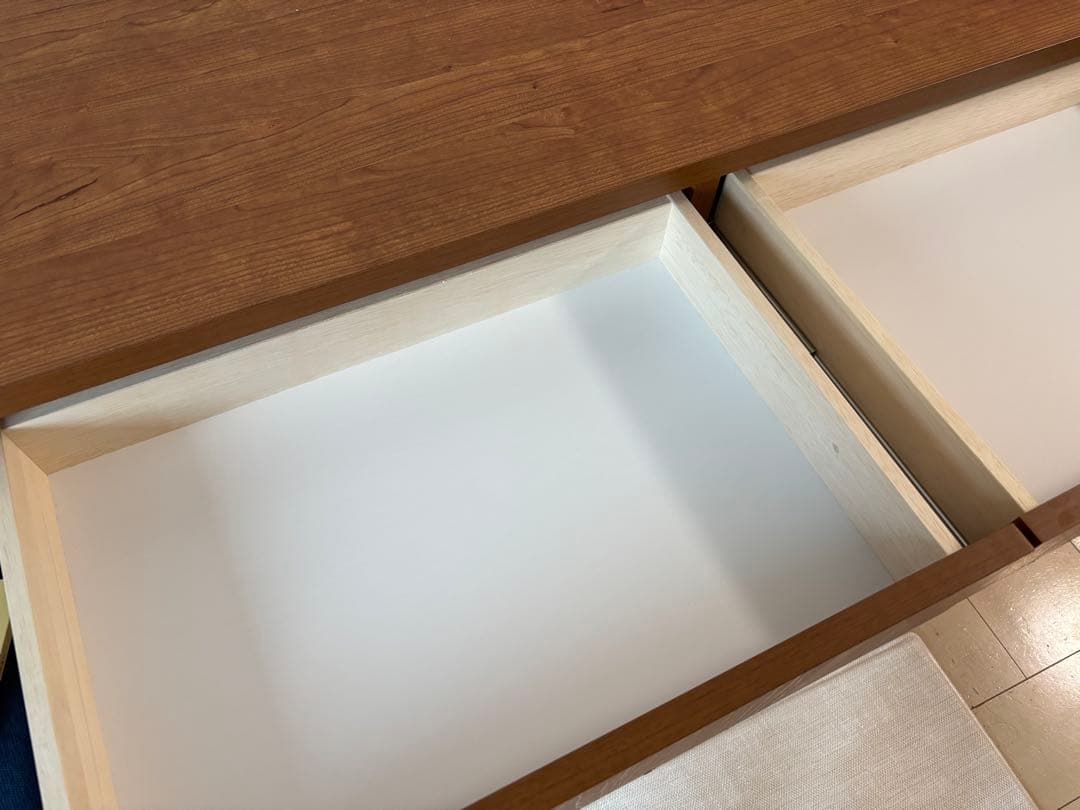 幅120cm LOWYA 木製チェスト 収納棚 北欧 アルダー 梱包たのメル便