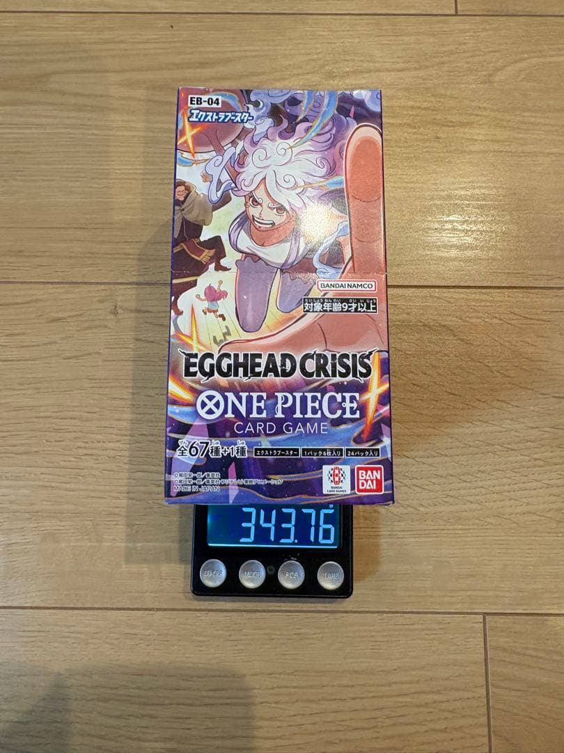 EGGHEAD CRISIS ONE PIECEカードゲーム EB-04 1箱